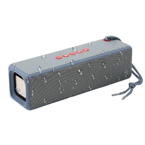 Enceinte audio sans fil : haut-parleur portable stéréo rechargeable à son puissant