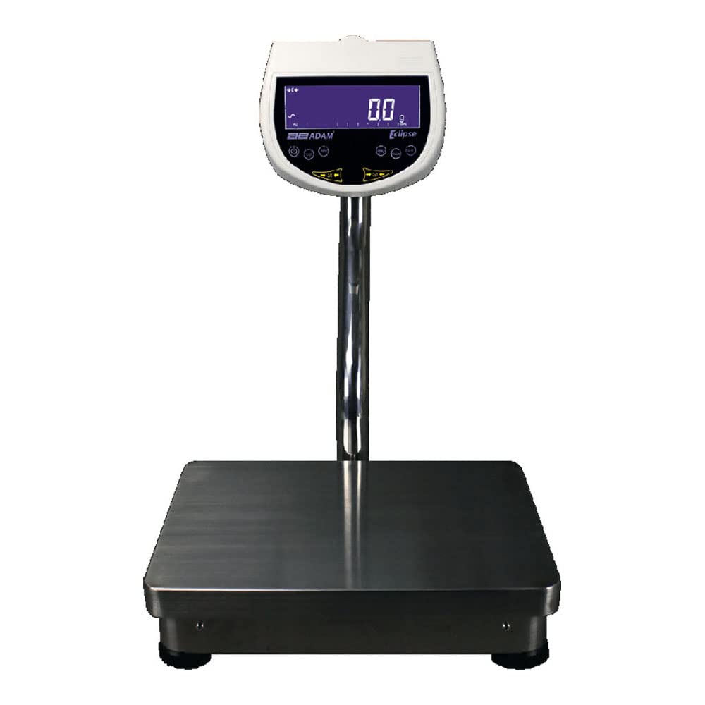 Adam EquipmentEBL 22001p - 220V Eclipse Precision Balance with Pillar Display, 22000 g Capacity, 0.1 mg Readability, 15.7" x 11.8" Pan Size, 220V
