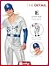 Smiffys Elton John Deluxe Sequin Baseball Costume for Adults, Jumpsuit and Cap, Silver and Blue, Officially Licensed, Perfect for Music-Themed Events and Fancy Dress