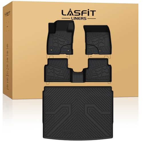Image of LASFIT Floor Mats & Cargo Mat for Ford Bronco Sport 2021-2026 Carpet Floor