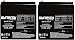 Razor E100 E125 E150 Electric Scooter battery 12V 5AH - 2 Pack (PK1250)