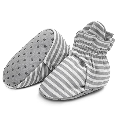 Adjustable cotton baby booties shoes for infant newborn boy or gi…