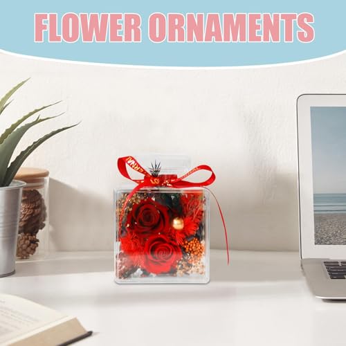 Fleurs éternelles en acrylique : le coffret décoration de table idéal