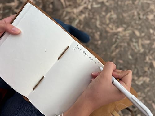 Image of Leather Journal Notebook Handmade Writing Journal Leather Diary, Travel Scrapbook, Sketchbook, Planner & Gift for Men & Women Gift for Writers, Students, Artists, Journal (4X6)
