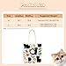 CHENZZZZ Cute Black Cats and Flowers (69) Pet Canvas Shoulder Carrying Bag, Cat Carrier, Portable Kitten & Puppy Tote, Comfort Carriers for Small Pets