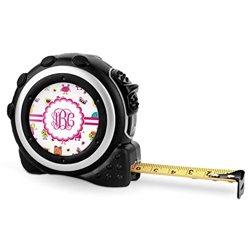 Cinta métrica girly monsters personalizada 16 pies