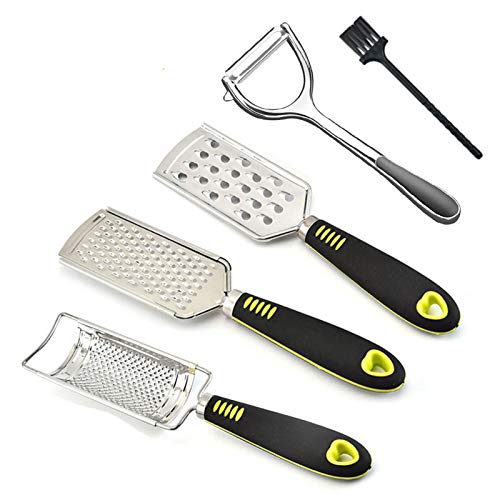 3Pcs Cheese Grater Stainless Steel Kitchen Graters Used in Cheese Lemon Chocolate Vegetables Etc