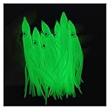 20 stücke Leuchtende Tintenfisch Röcke Weicher Köder 5 cm/9 cm/11 cm Glow Angeln Locken Octopus Gummi künstliche Köder Pesca Wobbler (Size : 11cm)