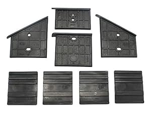 SECURA Kunststoffführungen unten + oben kompatibel mit Atika ASP 8-1050 Holzspalter