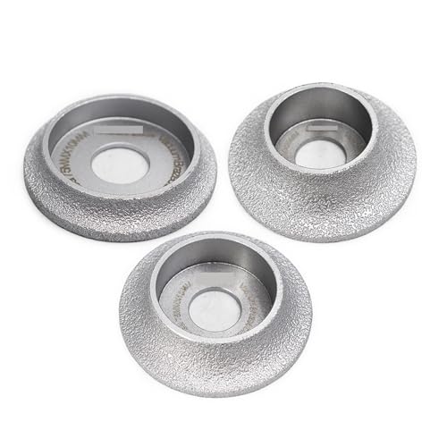 Meule diamant demi-bullnose 75x10mm pour des chants de carrelage lisses