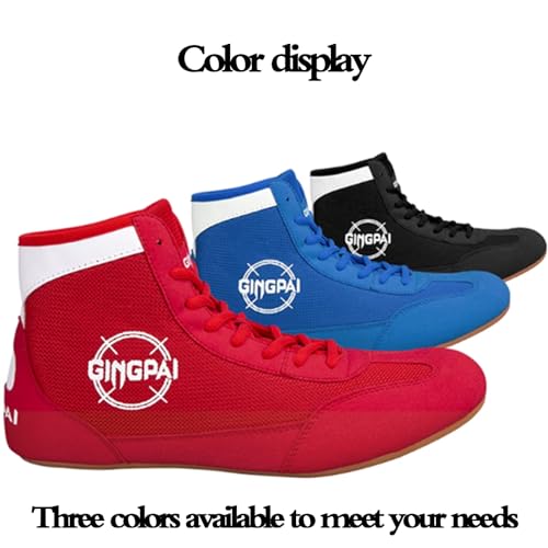 Zapatos De Boxeo Unisex NiñOs,Calzado De Lucha Superior,Botas Boxeo Deportivas De Ligeras,Unisex Adulto,Antideslizantes,Confort,Duraderos,para Boxeo,Deportivo,Kung Fu,Taichi - imagen 7