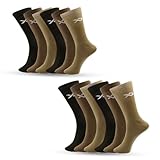 XJARVIS Texas Army - Calcetines formales de algodón hasta la pantorrilla para hombre, sin olor, transpirables, absorben el sudor, para oficina, suaves y cómodos, múltiples opciones de paquete
