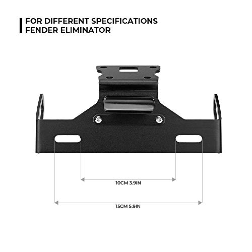 Kemimoto Z125 Fender Eliminator Compatible With Z125 Pro License Plate Bracket Tail Tidy 2015 2016 2017 2018 2019 2020 2021 2022 2023 Compatible With Led License Plate Light #TOP3