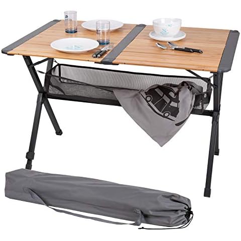 Mesa de bambú Mendoza para camping Cover