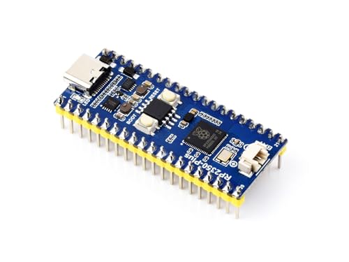 Waveshare RP2350-Plus �J���{�[�h Raspberry Pi RP2350A �f���A���R�A&�f���A���A�[�L�e�N�`���}�C�N���R���g���[���[���x�[�X�ɂ�����R�X�g�A���p�t�H�[�}���XPico���C�NMCU�{�[�h�A�v���͂񂾃w�b�_�[�t���A16MB