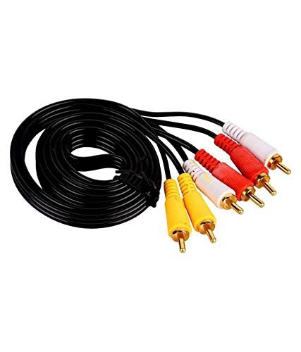 TM&W-Audio Video RCA Cable 3RCA Male to 3RCA Male Composite AV Cable Compatible with DVD Player,HDTV,Set-Top Box,Speaker,Amplifier and More 1.5 M (B0CM276MN5) Amazon Price History, Amazon Price Tracker