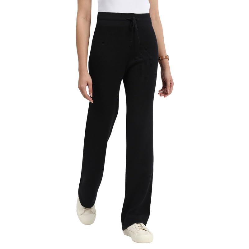 Pantalon régulier pour femme BlissClub stretch taille haute coupe droite chic