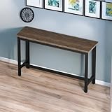 【Facile à Nettoyer】La surface lisse de la table de bar étroite est facile à nettoyer. Un simple coup de chiffon humide suffit pour l’essuyer rapidement, réduisant ainsi l’entretien quotidien. Même après une utilisation prolongée, la surface reste impeccable