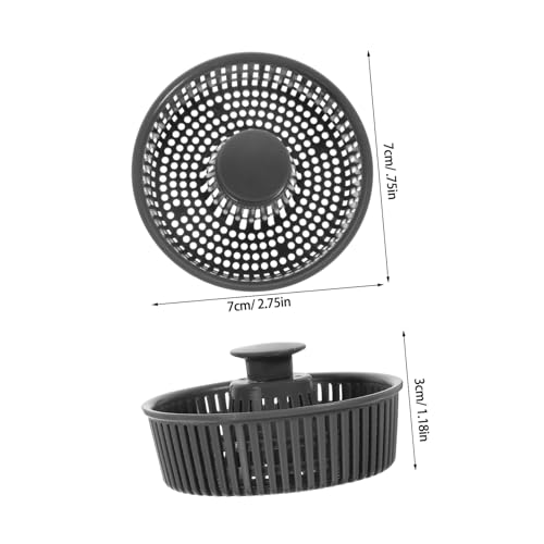 6 piezas colador plástico para desagüe de cocina miniatura 2