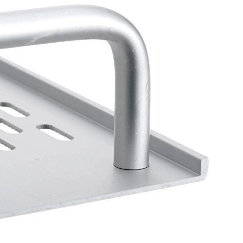 Dophee 40Cm Single Tier Mesh Rectangle Bath/Kitchen Rack Aluminum Bathroom Shelf Space Storage For Kitchen Bathroom #TOP6