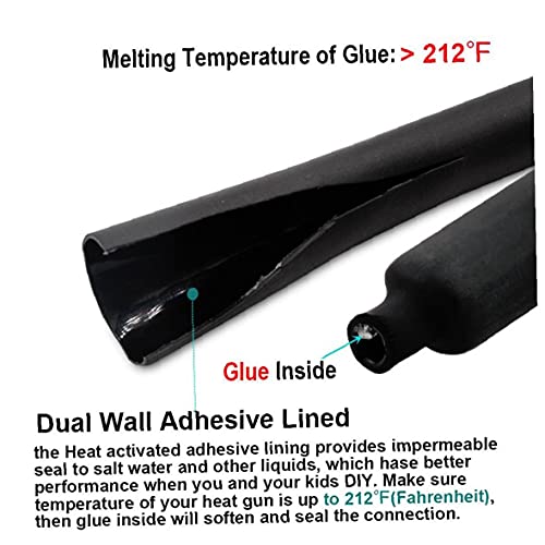 Krimpkast Kit Dual Wall Adhesive Electric Isolation Tube Diverse sleeving Wrap Cable 130pcs - Image 7