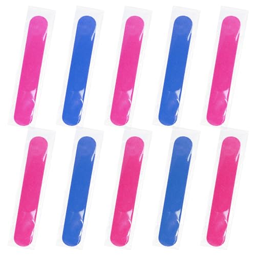 Double-Sided Nail File & Limas para UñAs, 10 Pcs Professional Nail Files for Natural Nails, 180/180 Grit Disposable Emery Boards for Natural Nails,Best Nail File for Thick Toenail File Kit for Women