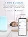 meross Smart Table Lamp, Bedside Lamp, Compatible with Apple HomeKit, Siri, Amazon Alexa and SmartThings, Tunable White and Multi-Color, Touch Control, Voice and App Control
