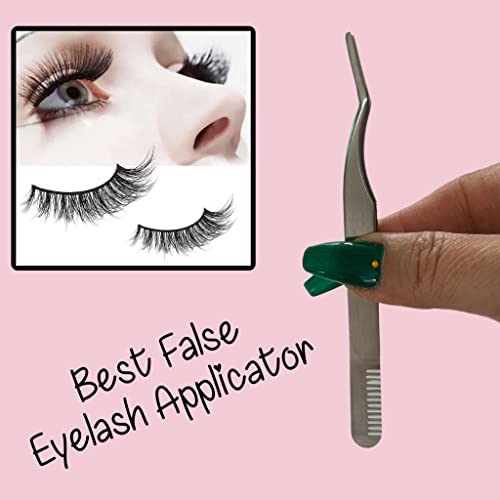 image for ALAZCO 2 Fake Eyelash Extension Applicator for Mistake-Proof Artificia