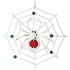 Silver With Red, Green Crystals