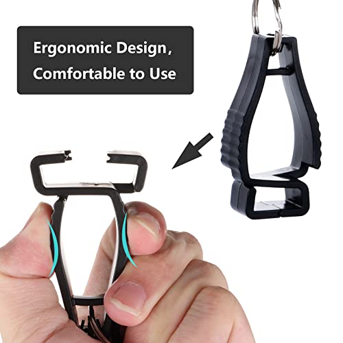 WOPPLXY 20 clipes de luva para trabalho, clipe de suporte de luva, trabalhador de construção para ca