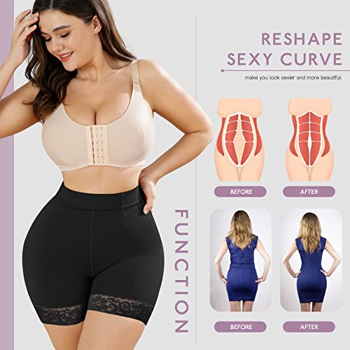 KELLYLEE Tummy Control Underwear Shorts for Women High Waisted Shapewear Butt Lifter Panties High-Waisted Body Shaper Shorts4