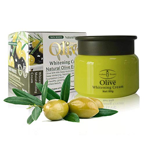 Preisvergleich Produktbild Gesichtspflege Creme, Whitening Gesichtscreme Anti Aging Augencreme Augenfältchen Augenpflege Straffende Essenz(Olive)