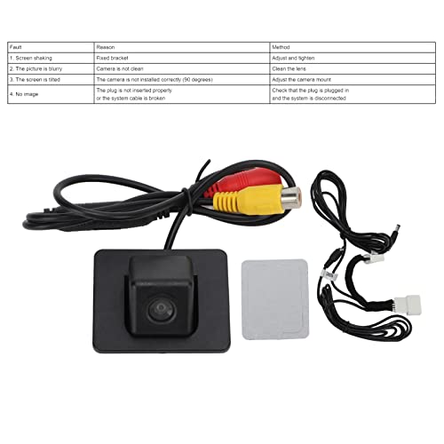 Reverse Backup Camera, HD 170 Degree Wide View Angle Universal Car Front/Side/Rear View Camera, IP67 Waterproof for 3 Axela 2013 ‑ 2019 - Image 2