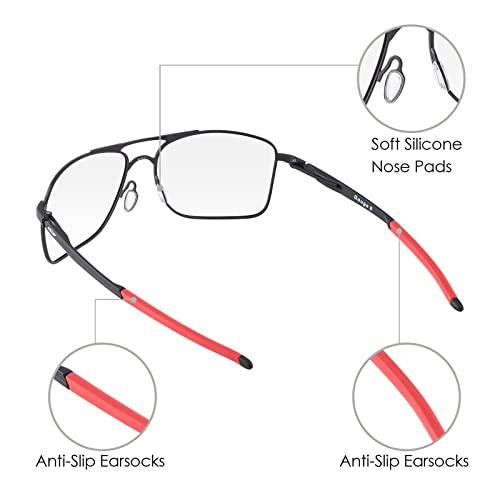 BLAZERBUCK Sock Kits Earsocks & Nosepieces for Oakley Gauge 6 OO6038 / Gauge 8 OO4124 Sunglasses4