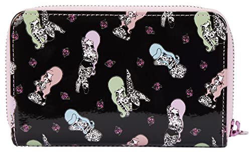 Loungefly Women's Valfre Tattoo Allover Print Zip Wallet2
