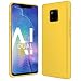 Produktbild Conie® Basic Backcove Hülle für Huawei Mate 20 Pro, [ Microfaser Innenfutter ] Schutzhülle sturzsichere Hülle aus TPU Anti Fingerprint Rückschale, Mate 20 Pro Case Gelb