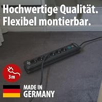 Brennenstuhl Premium-Line, Steckdosenleiste 6-Fach für die Wandmontage, 3m – Ansicht 2