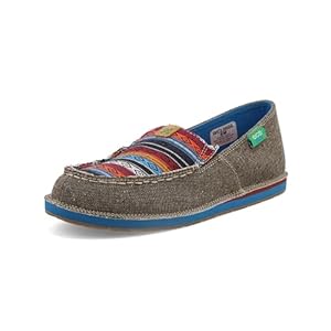 Twisted X Women’s Serape Driving Moccasin Shoes Moc Toe – Wcl0005