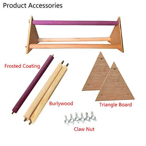 Image of Chicken Perch - Wooden Chicken Swing for Hens & Large Birds
