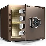 Úselo de varias maneras: esta caja fuerte electrónica multifuncional es un dispositivo de seguridad indispensable para la protección de la información de seguridad del hogar. Puede colocar y almacenar