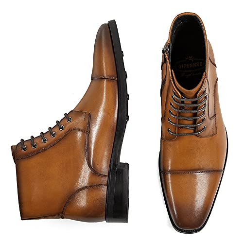 Image of GIFENNSE Mens Dress Boots Formal Chelsea Boots for Men
