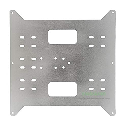 Lysee 3D Printer Parts & Accessories - Y Carriage Replacement Upgrade Aluminum Plate for Maker Select, Duplicatior i3 and i3 Mega 3D Printers - (Color: Silver)