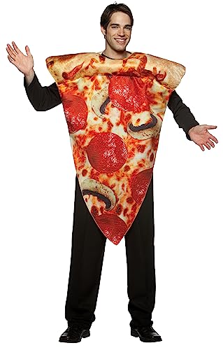 Rasta Imposta Pizza Slice Costume, Multi-Colored, One Size