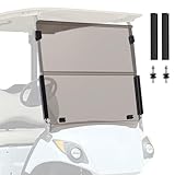 Nilight Golf Cart Windshield for Front Window Foldable UV Protection Compatible with Yamaha Drive G29 Gas or Electric Models 2007-2016 Tinted Polycarbonate (PC) Scratch and Impact Resistant