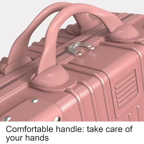 Suitcase Combination Suitcase,Travel Cosmetic Bag, Large Capacity Hand Luggage, Small Lockable Vanity Case, Portable Suitcase for Travel Boarding Documents Vanity Case4