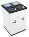 Large Double Recycling Recycle Bin - 25 Gallon (ea) - Light Weight, All Plastic Construction