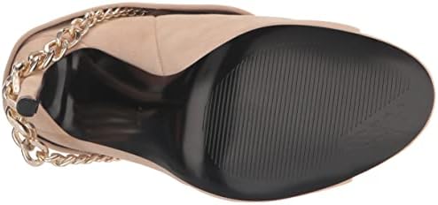 GUESS Women's ADILEE Ankle Boot, Beige Suede 110, 7.5 | Image 3