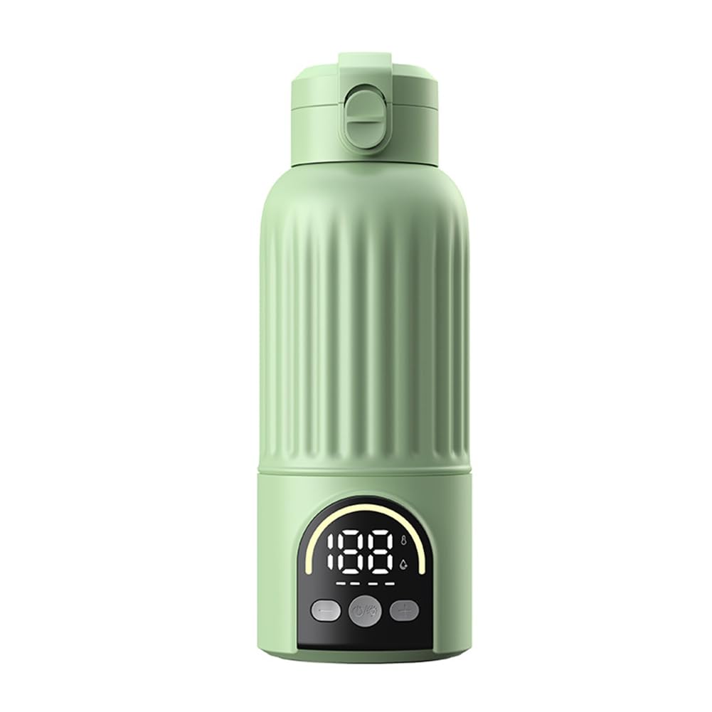 Chauffe-Biberon Électrique Portable de Voyage, en Acier Inoxydable 316, avec Fonction de Lumière Nocturne et Chauffage