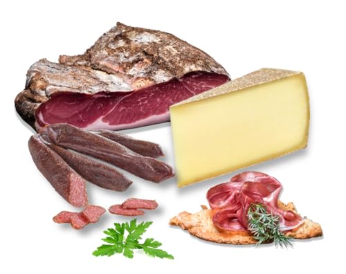 Almgourmet - 'Brotzeitteller' (1040g) Zusammenstellung aus 3 Tiroler...