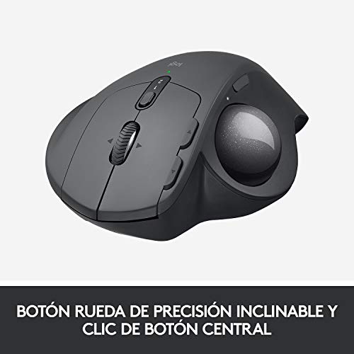 Ratón trackball Logitech MX Ergo inalámbrico recargable con control multidispositivo integrado 5